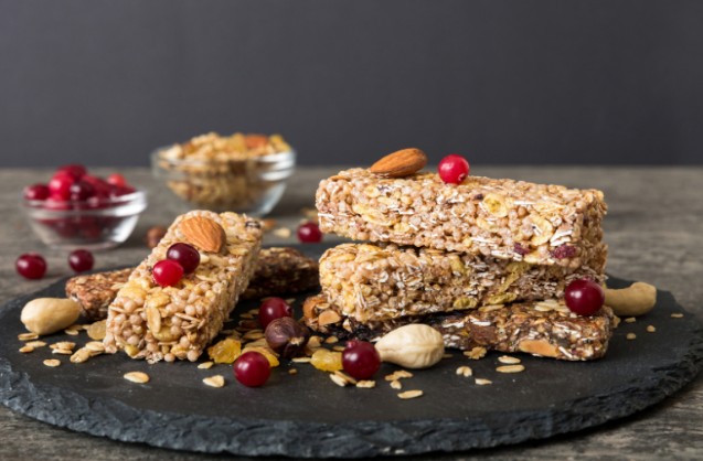 Barritas energéticas frutos secos