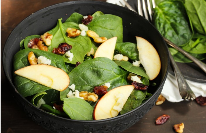 platos saludables con frutos secos