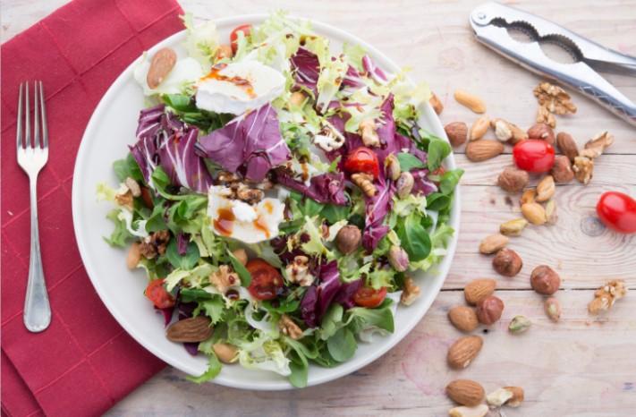 Ensalada con frutos secos