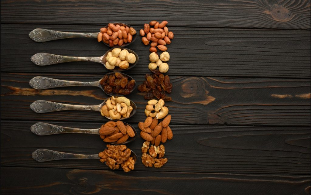 frutos secos hierro